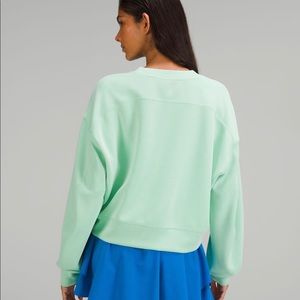 lululemon perfectly oversized cropped crew